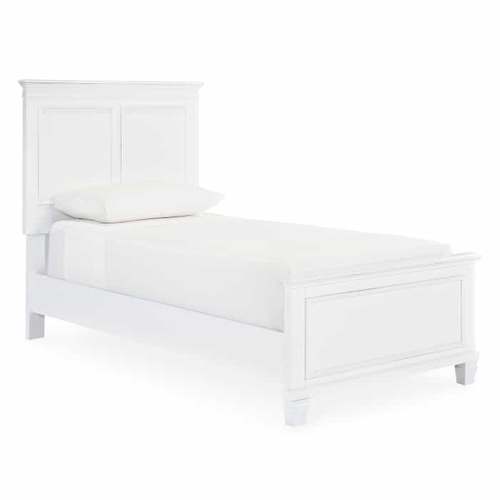 Richmond White Twin Panel Bed
