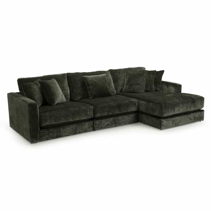 Pinewood 3-Pc Sectional
