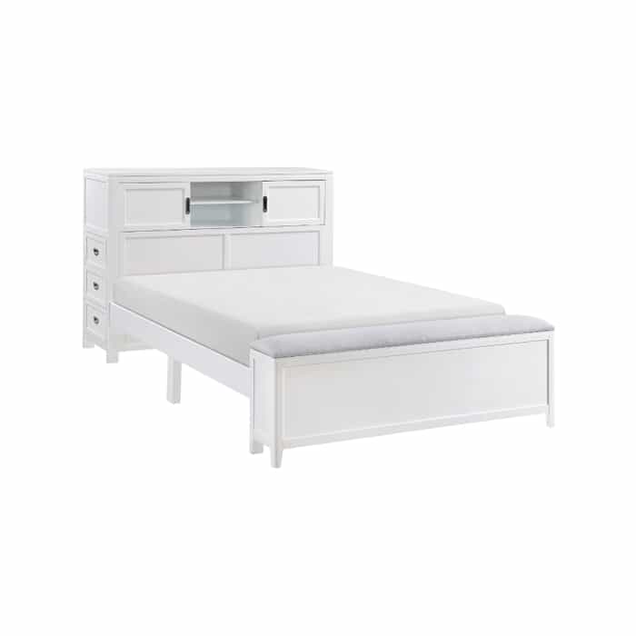Swiss Full Storage Bed W/Desk
